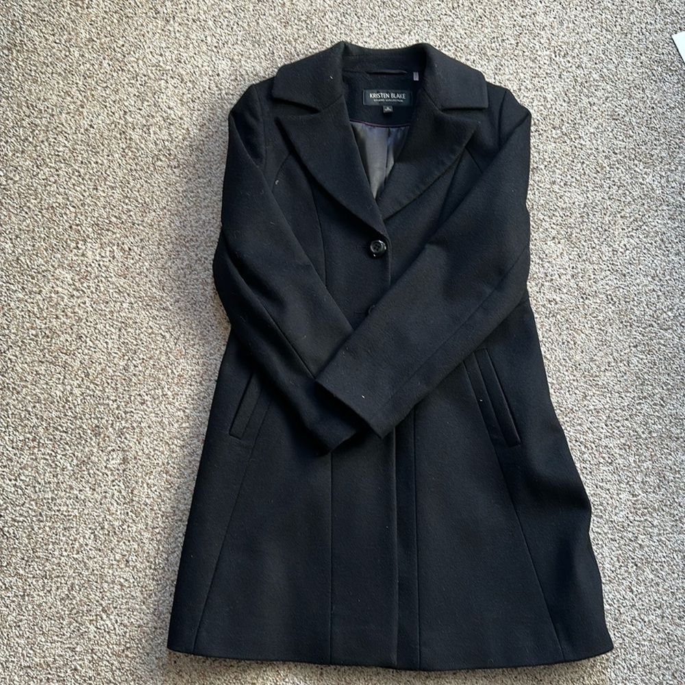 Tahari Black Women's Trench Coat